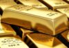 Gold price falls by Rs. 2800/tola to Rs. 537,162